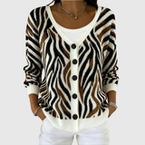 Mukava neulecardigan, jossa on napit