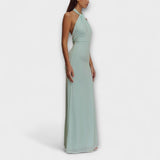 Lagoon - Slinky Halterneck Maxi Mekko