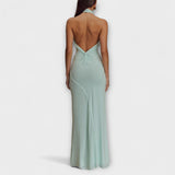 Lagoon - Slinky Halterneck Maxi Mekko