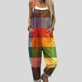 Värikäs haalari patchwork-tyylillä