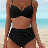 Elli | Tyylikäs Korkeavyötäröinen Bikini