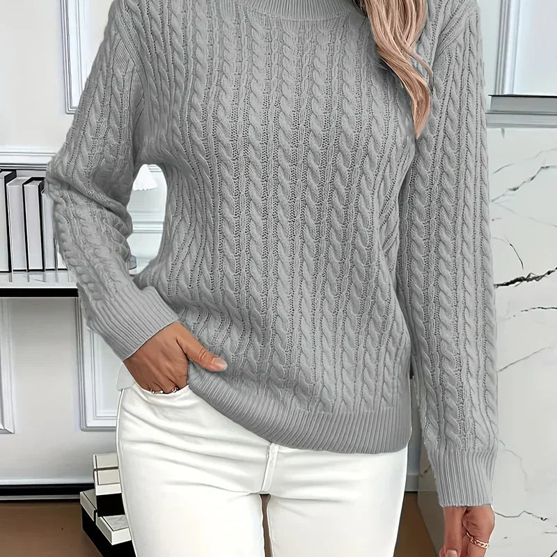 Quinisha – Neulepusero, jossa on palmikkokuvio
