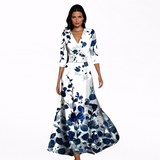 Emilia | Maxi Kukallinen Mekko Elegantti