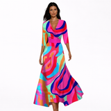 Emilia | Maxi Kukallinen Mekko Elegantti