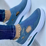 Ilmava Slip-On-tenniskenkä vakaalla istuvuudella