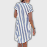 Luisa – Raidallinen Midi-Mekko
