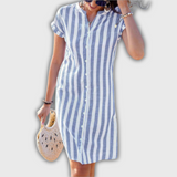 Luisa – Raidallinen Midi-Mekko