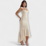 Renske - Elegante ja hienostunut mekko korsetilla