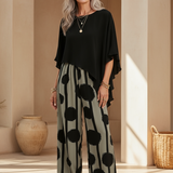 Valeriana™ | Epäsymmetrinen Toppi ja Boho-Housut