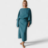 Dana - Pellava- ja puuvillakimono-mekko
