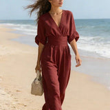 Sanna – Tyylikäs ja laskeutuva jumpsuit